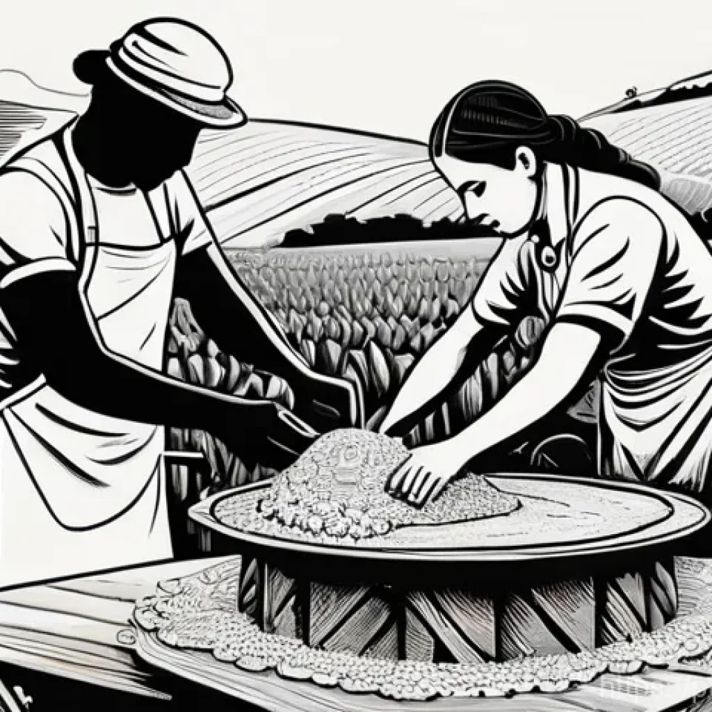 마르크스 경제사상 - A detailed illustration of interconnected, intricate gears, representing the "invisible engine" of t...